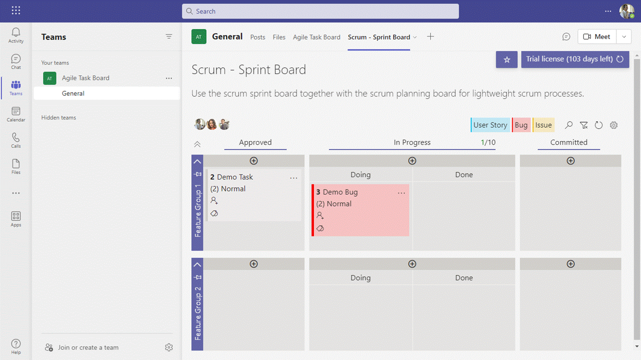 App structure and key components | Agile Task Board Docs